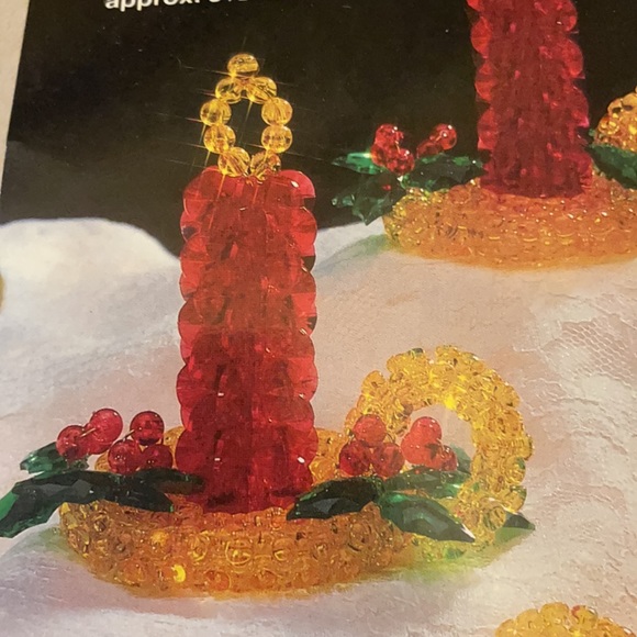 Vintage The Beadery Holiday Glow kit makes 4 - Picture 5 of 5
